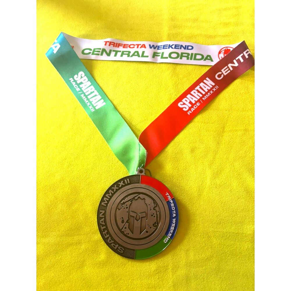 2022 Spartan Central Florida Trifecta Weekend Medal